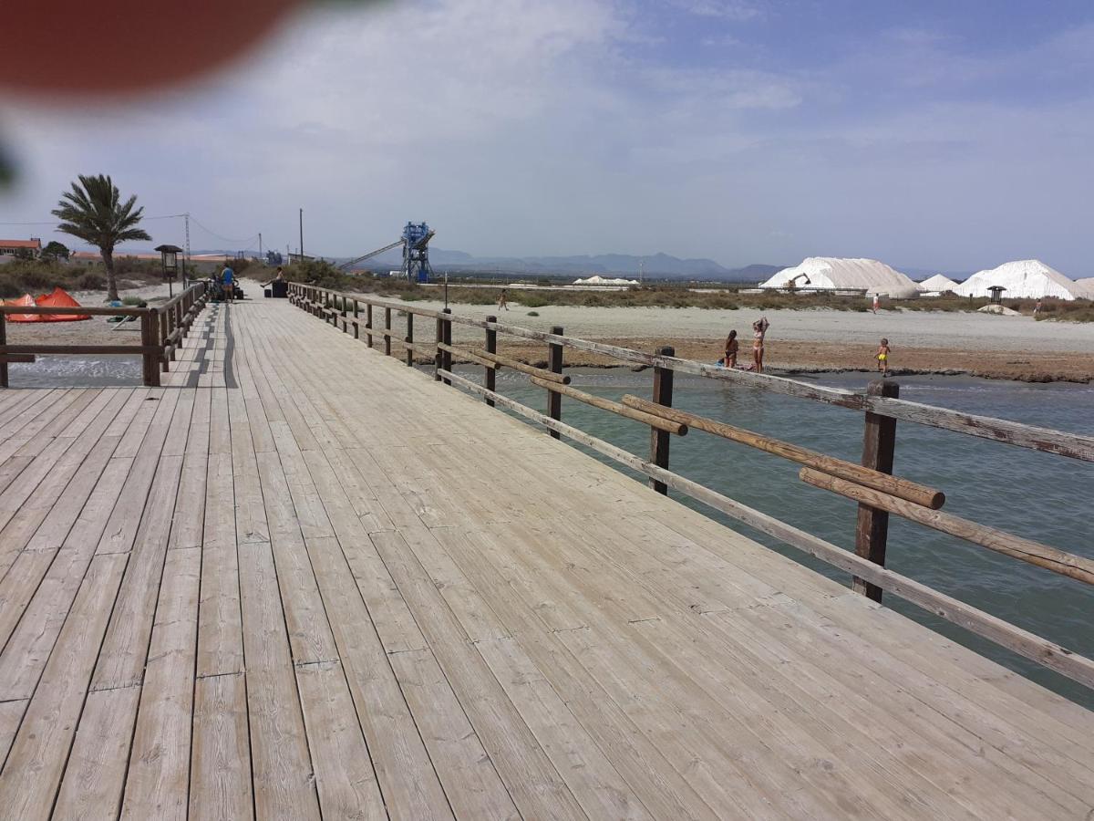Apartamento Santa Pola, En Playa Del Tamarit Con Piscina. Екстер'єр фото